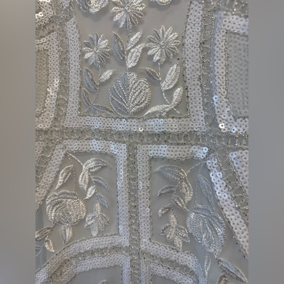 Lulu's White Embellished Midi Dress - Picture 2 of 4